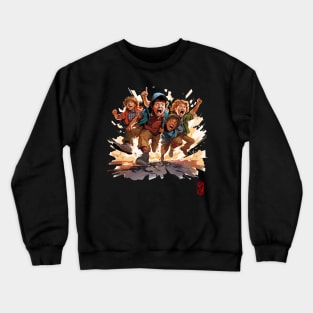 Cartoon of the goonies Crewneck Sweatshirt